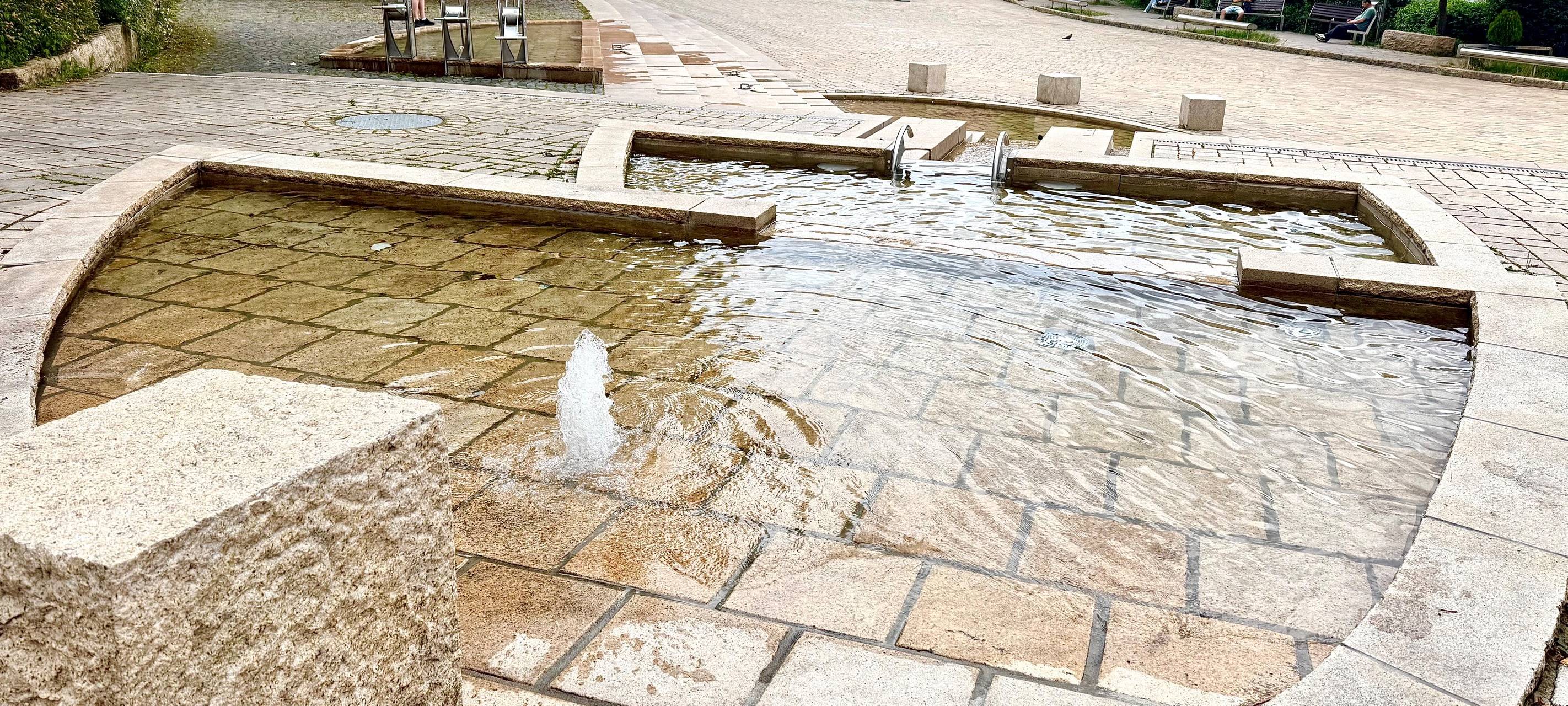 Wasserspielplatz in Lüdenscheid wieder in Betrieb