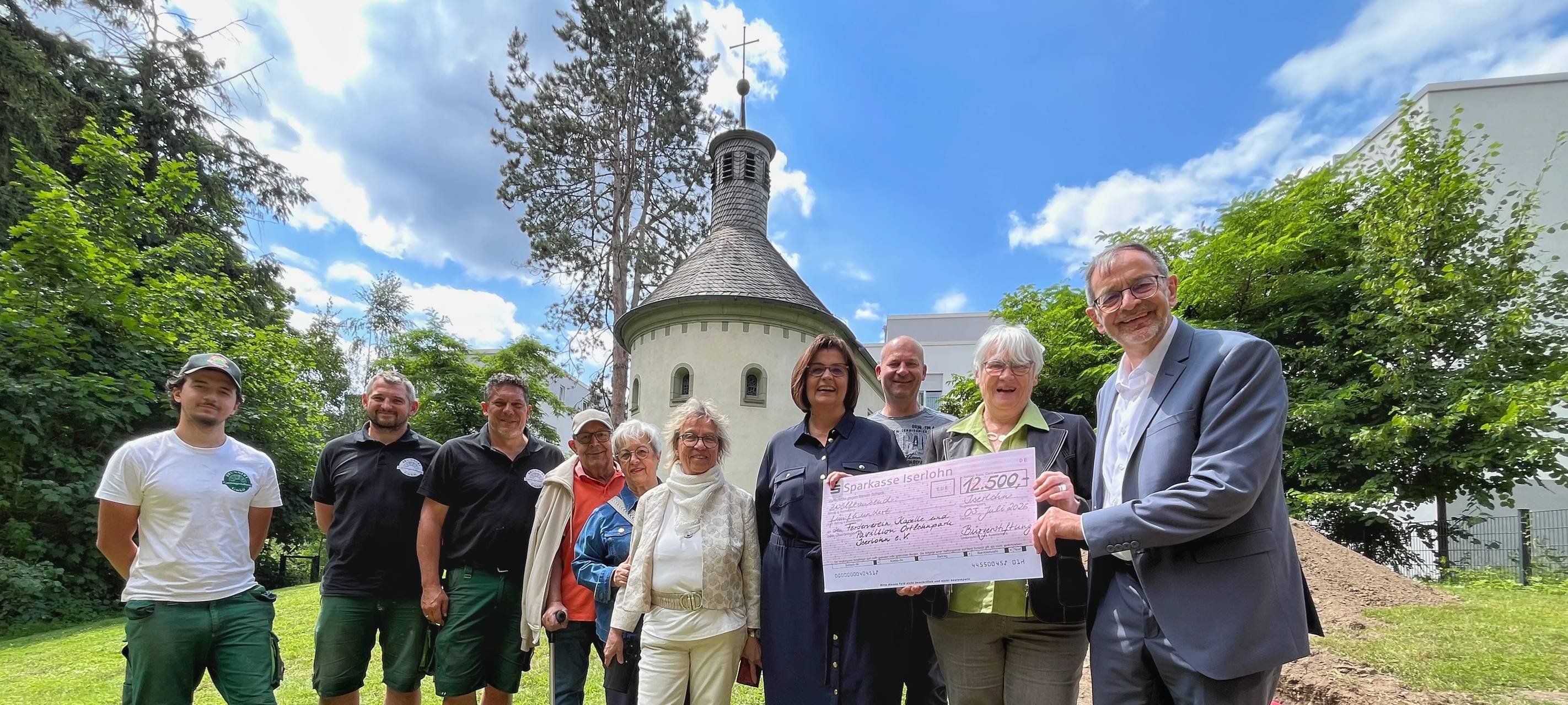 Spendenübergabe Ortlohnpark