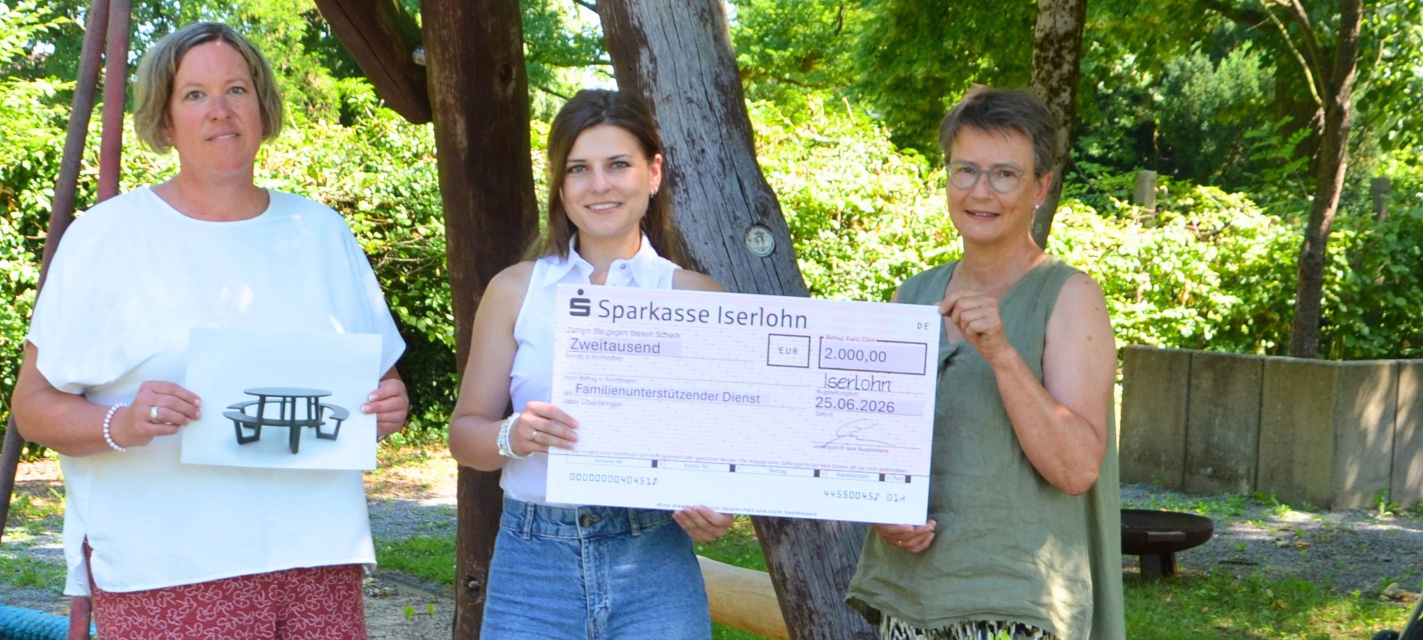 2.000 Euro Spende für Diakonie-Projekt in Letmathe
