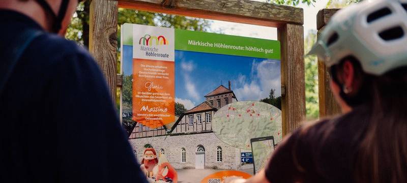 Neue Höhlenroute für Radfahrer im MK eröffnet