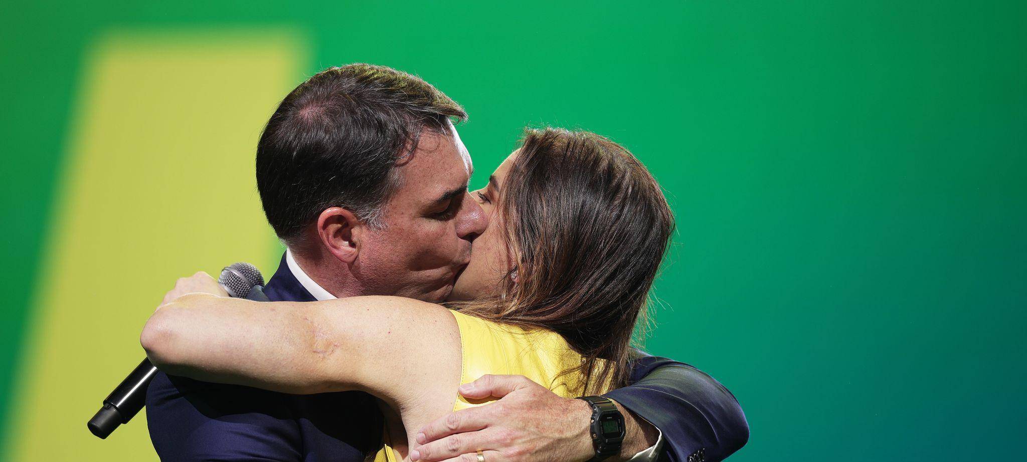 Flavio Bolsonaro beim Parteitag
