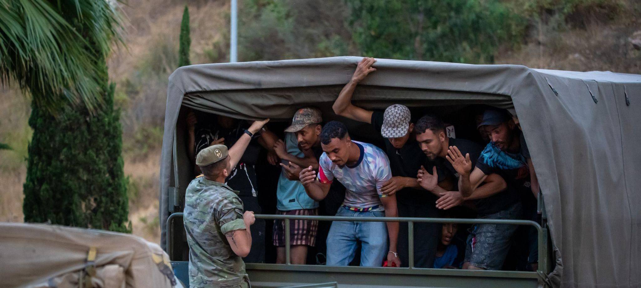 Migranten in Spanien - Ceuta
