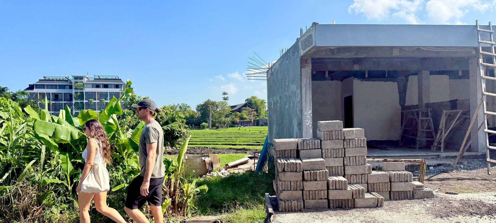 Baustelle auf Bali