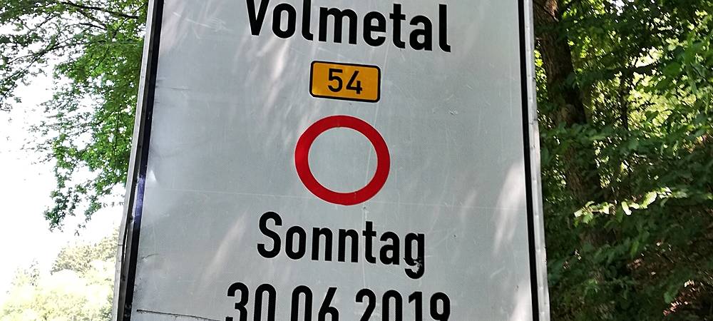 Bahn frei! Autofreies Volmetal 2019