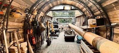 Stollenbau für Oestricher Bach in Iserlohn schreitet voran