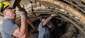 Stollenbau für Oestricher Bach in Iserlohn schreitet voran