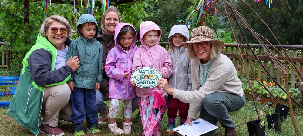 Werdohler Kita für Naturgarten ausgezeichnet