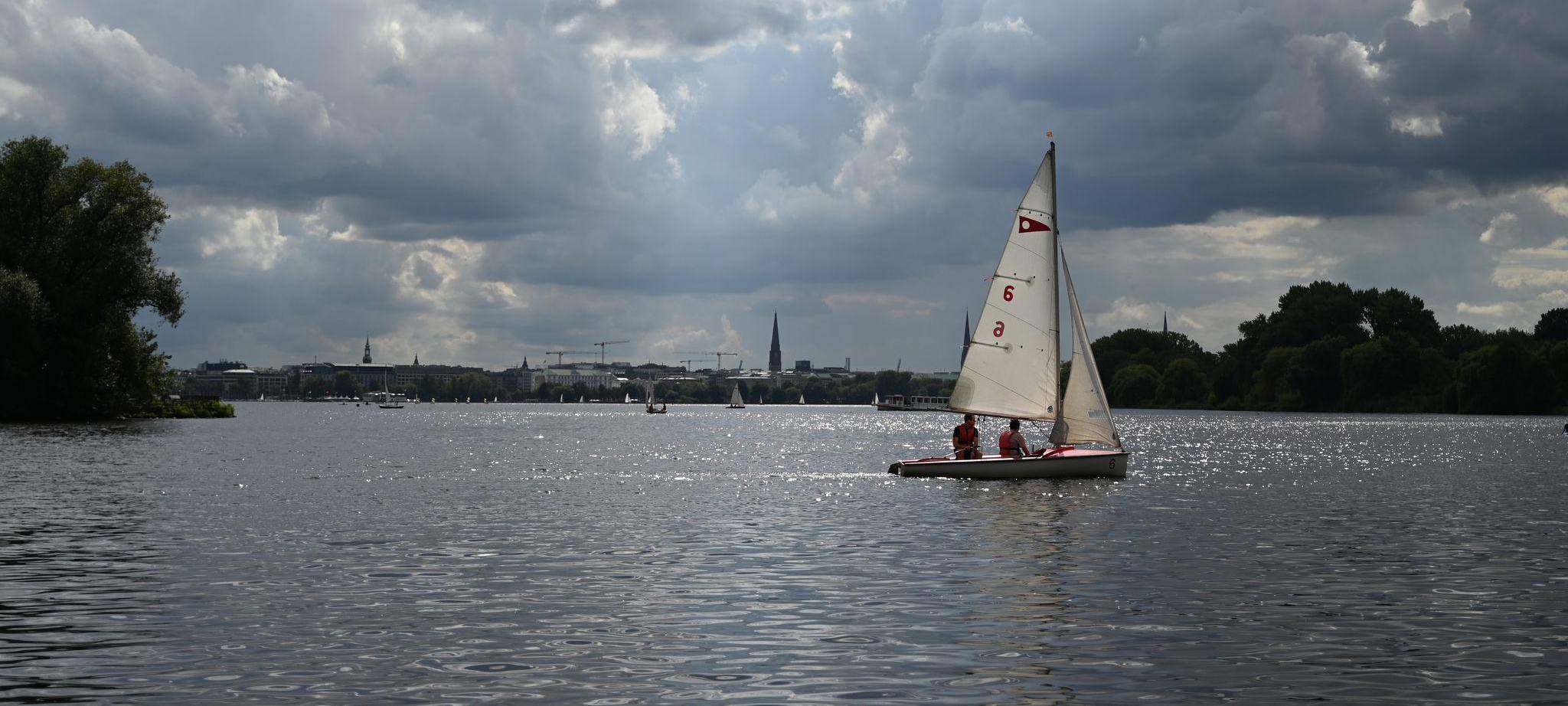 Wechselhaftes Wetter in Hamburg