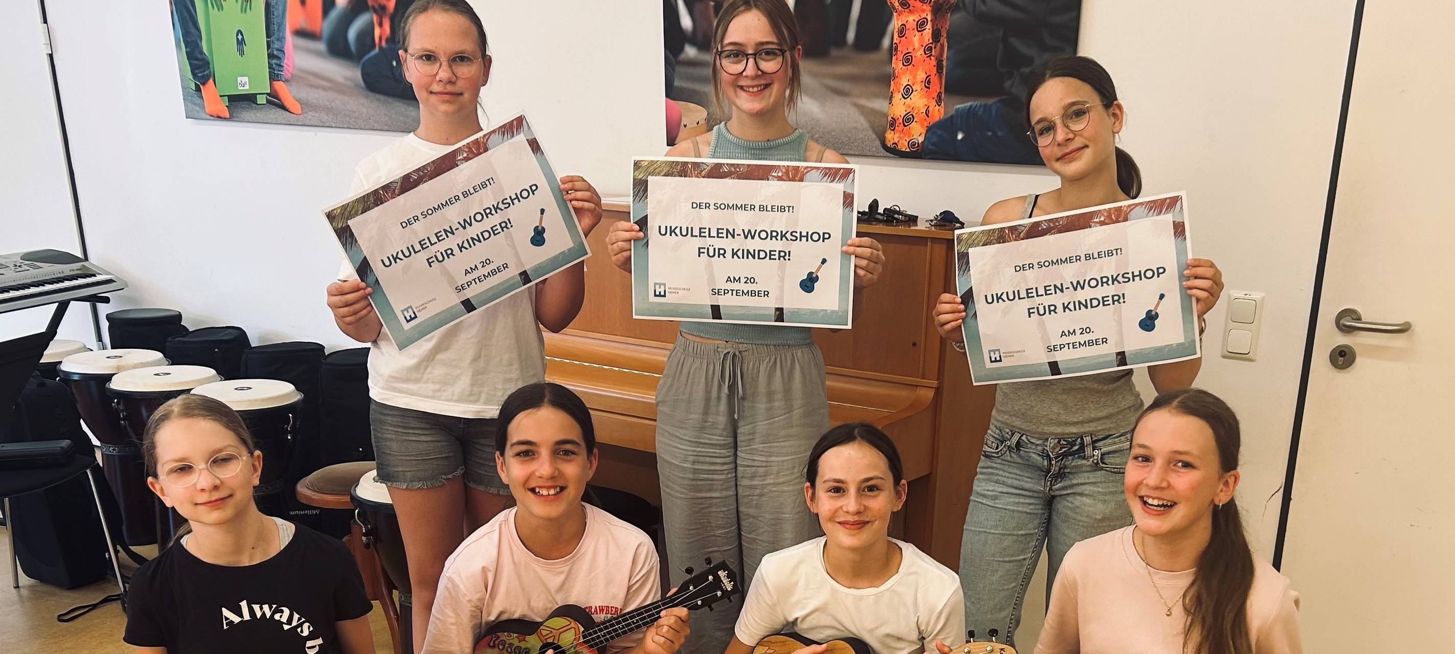 Ukulelen-Workshop in Hemer zum Weltkindertag