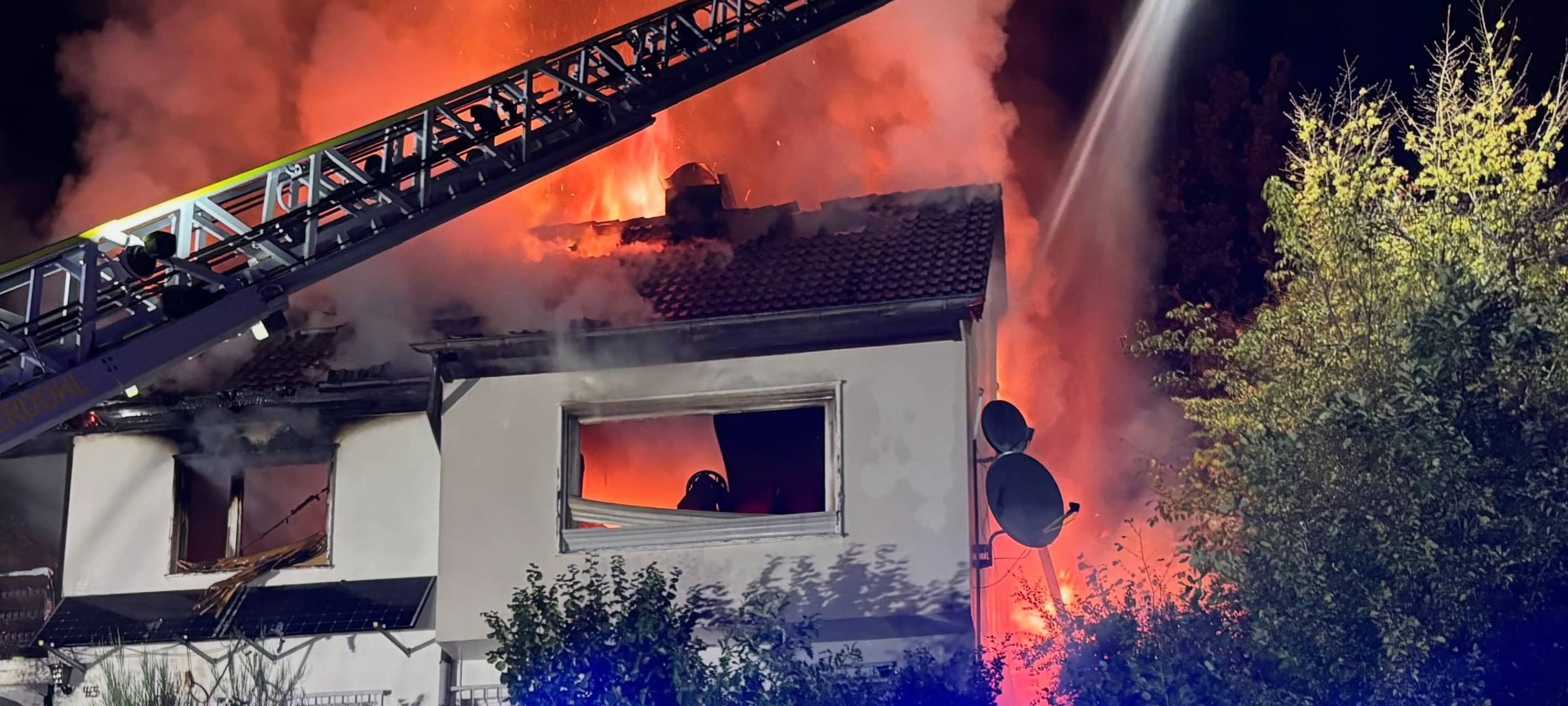 Wohnhausbrand in Werdohl: Frau gerettet