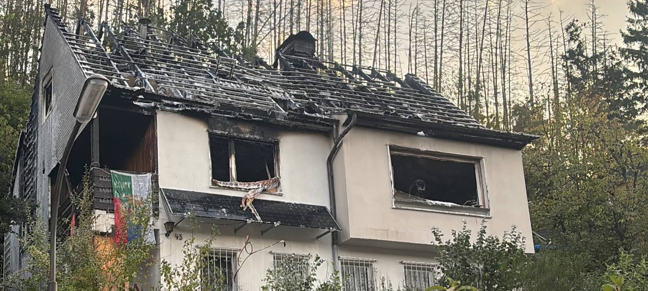 Wohnhausbrand in Werdohl: Frau gerettet