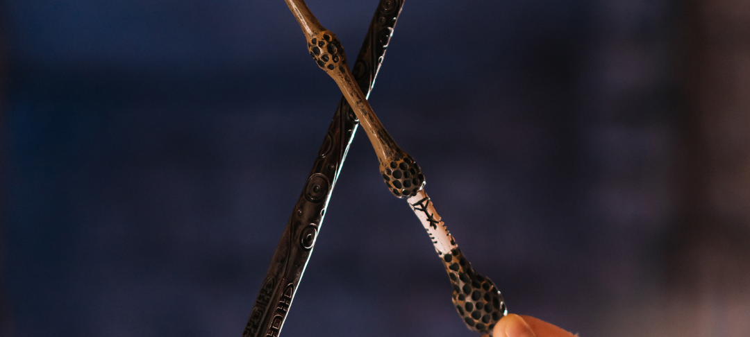 Weihnachtsbasteln: Harry Potters Zauberstäbe