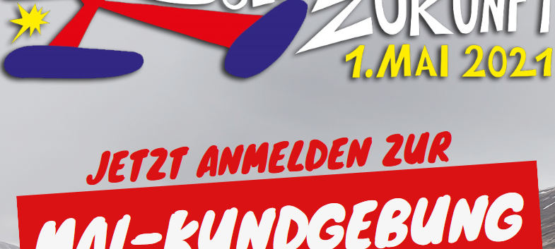 Mai-Kundgebung im Autokino in Lüdenscheid