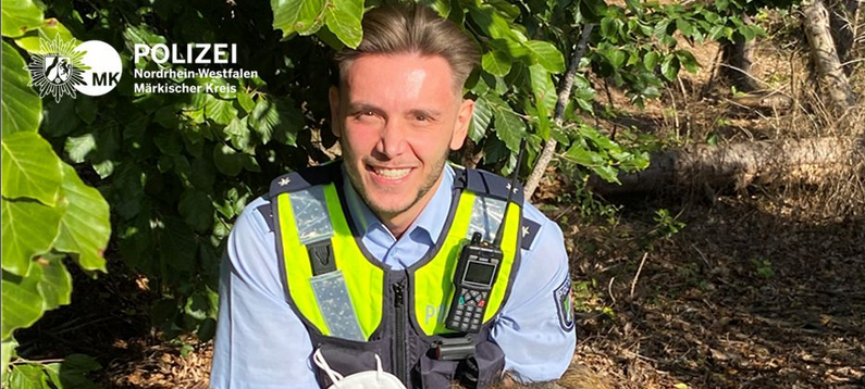 Polizei rettet Frischling in Iserlohn-Letmathe