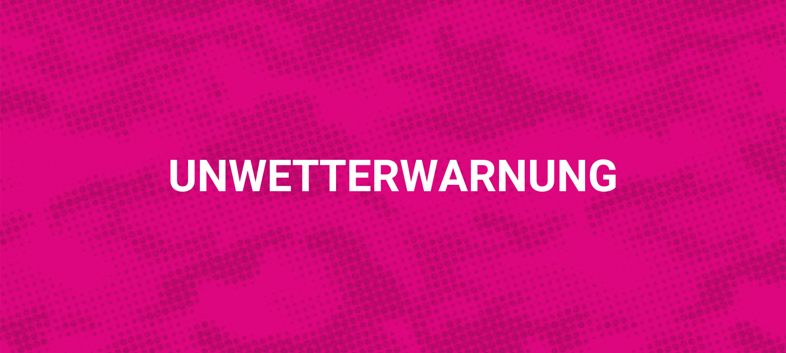 Unwetterwarnung Symbolbild