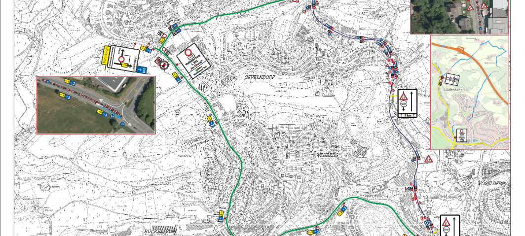 Sanierung auf A45-Umleitungen am Wochenende