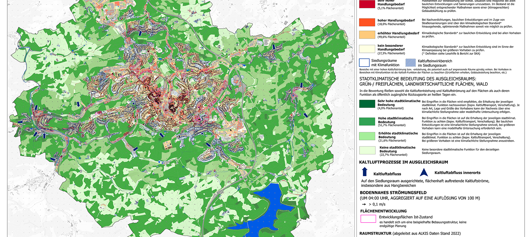 Diese Karte beinhaltet sowohl die Tag- als auch die Nachtsituation und zeigt, wo in Lüdenscheid besonderer Handlungsbedarf besteht.