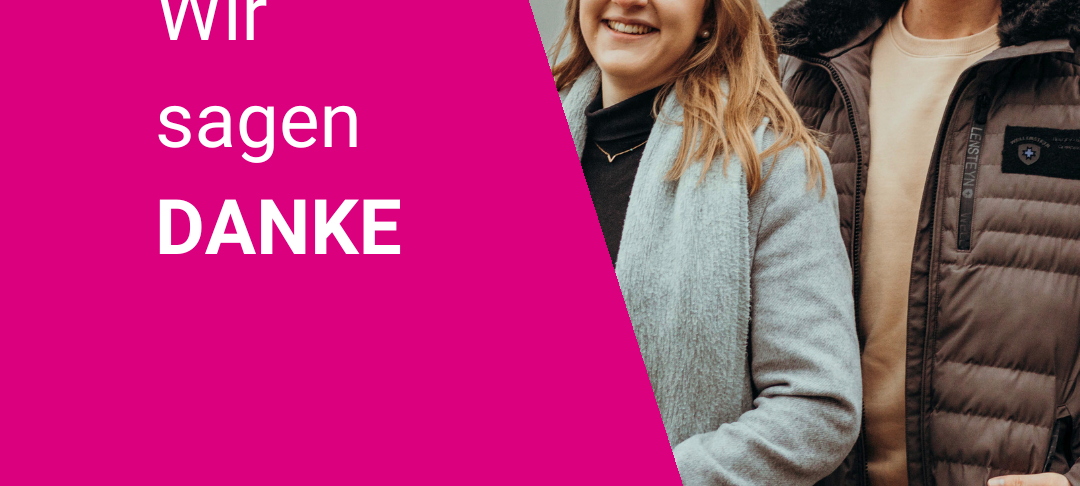 Die Radio MK Guten Morgen-Macher Pamina Klee und Patrick Rickert sagen Danke.