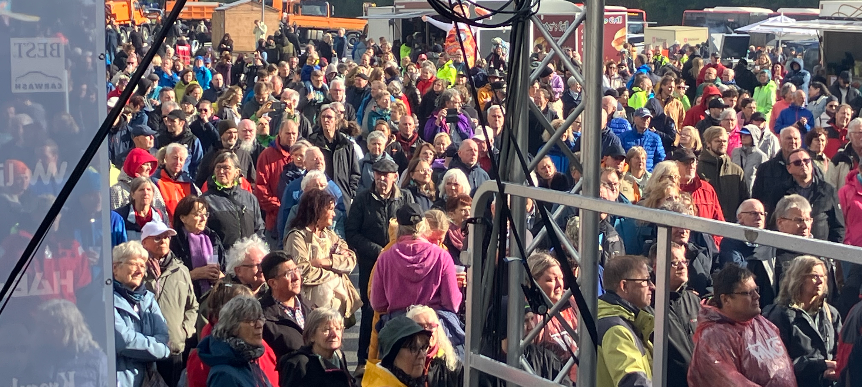 Beim Brückenfest auf der A45 wurde der Termin zur Freigabe veröffentlicht.