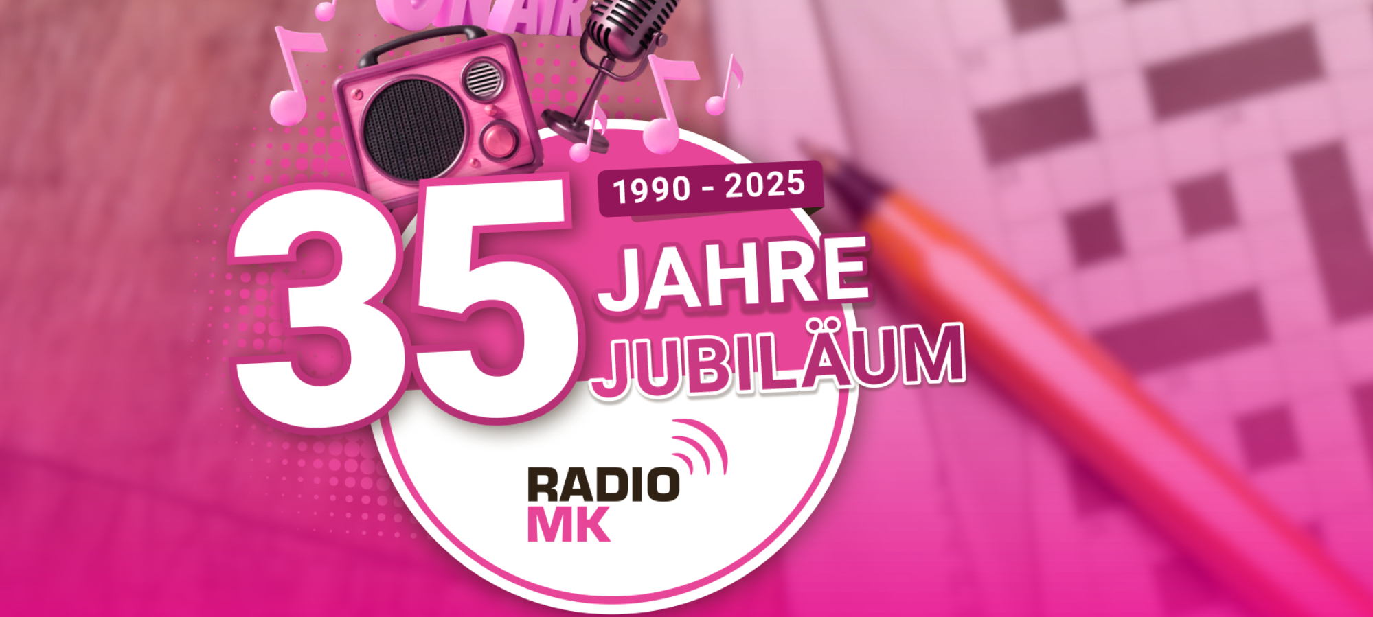 35 Jahre Radio MK: Rätsel lösen und gewinnen!