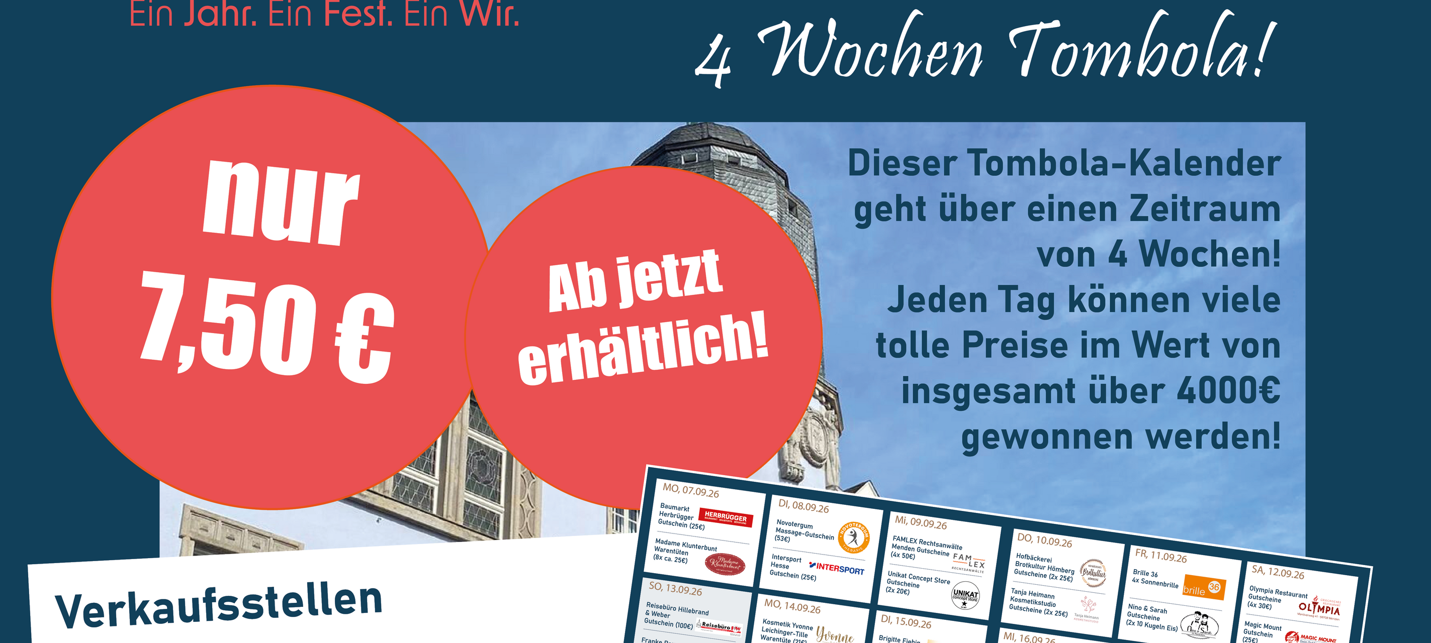Gewinnen und Helfen: Kalenderaktion in Menden